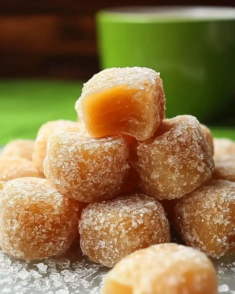 Delicious Irish potato candy on a white plate with a rustic backdrop