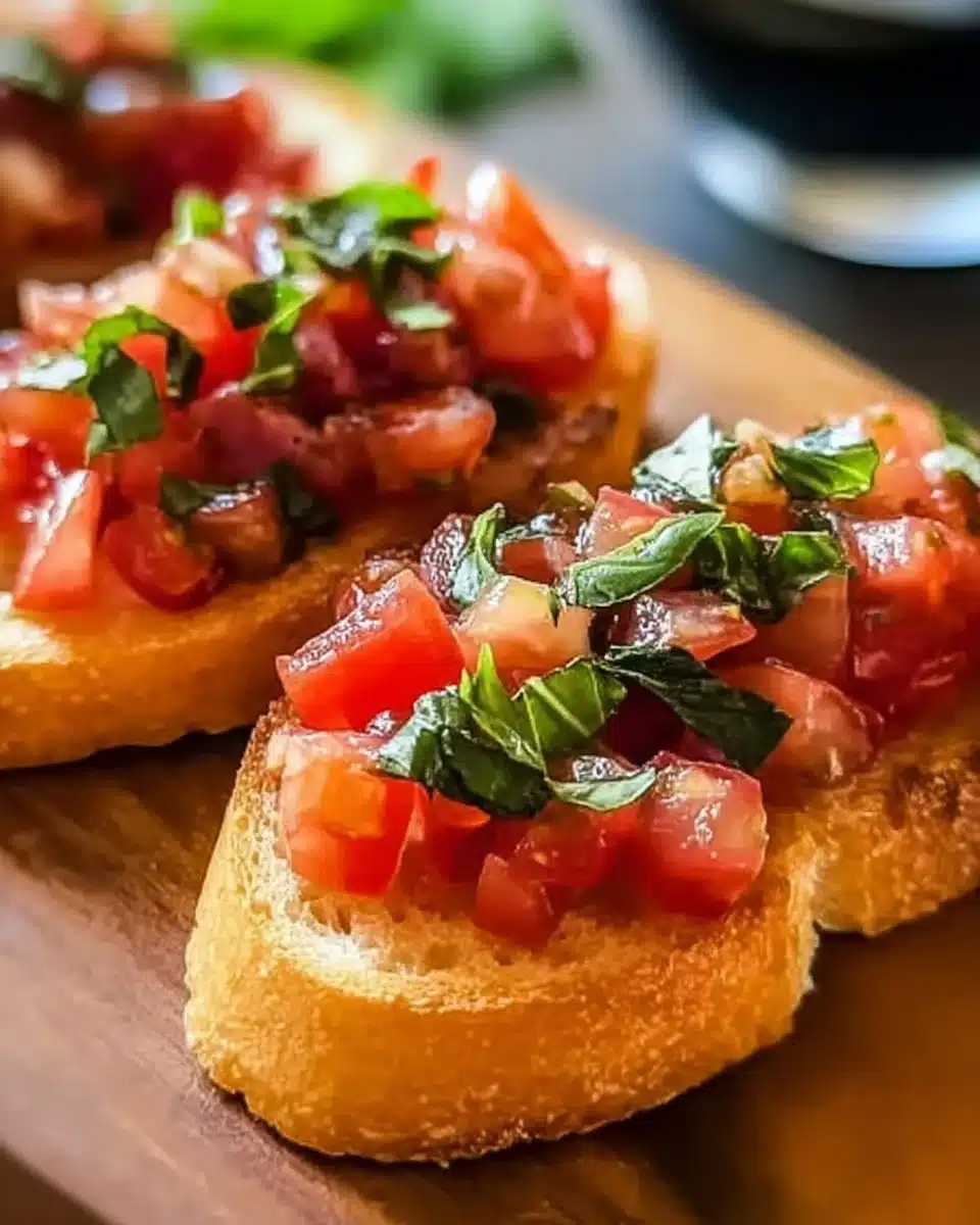 Authentic Italian Bruschetta