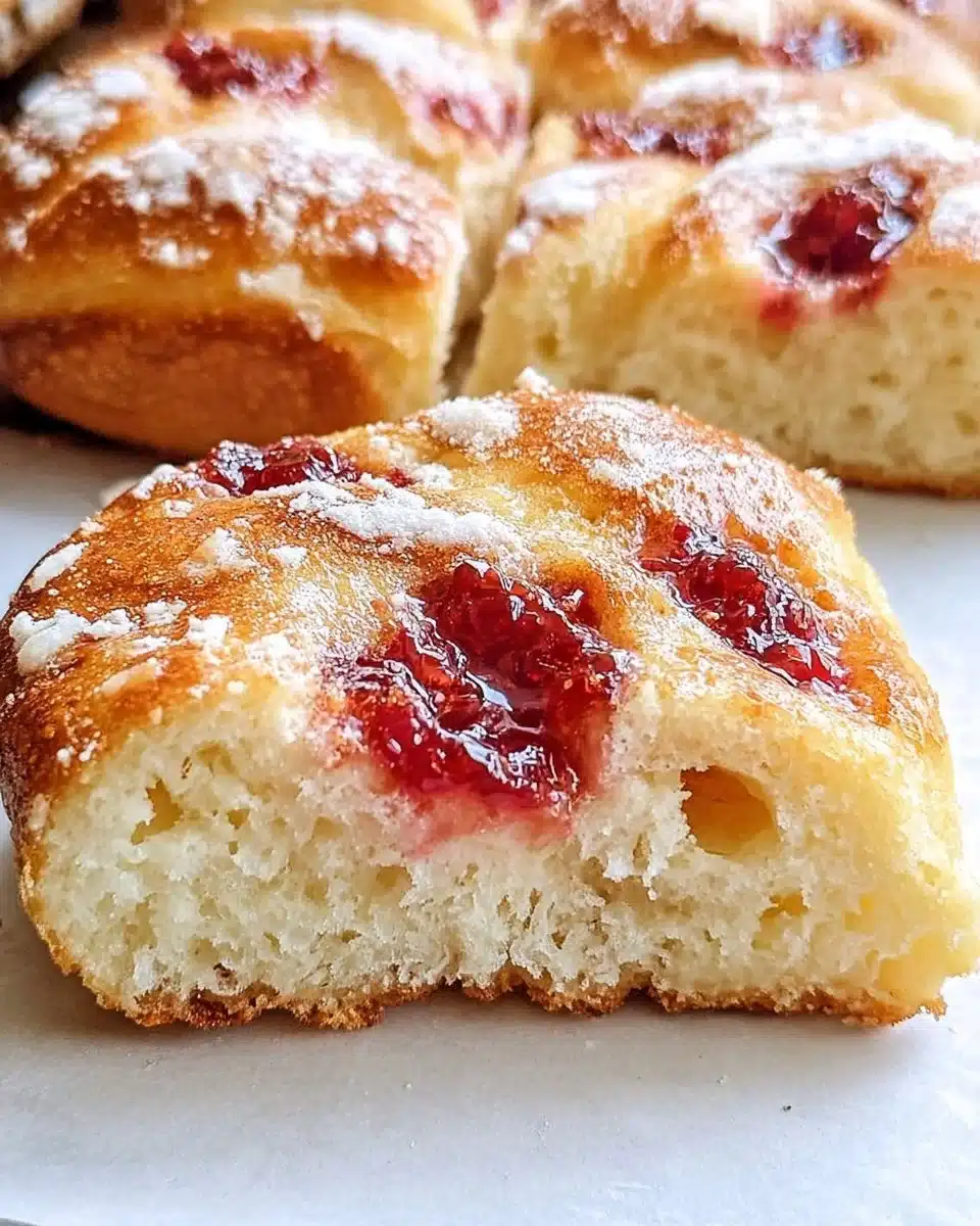 Homemade Jam Donut Focaccia: Sweet Bliss for Brunch Lovers