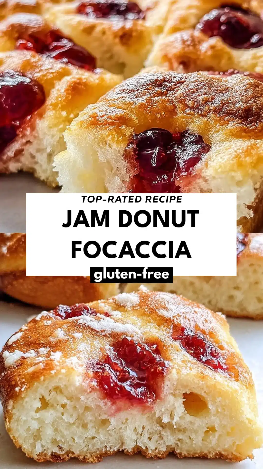 Jam Donut Focaccia