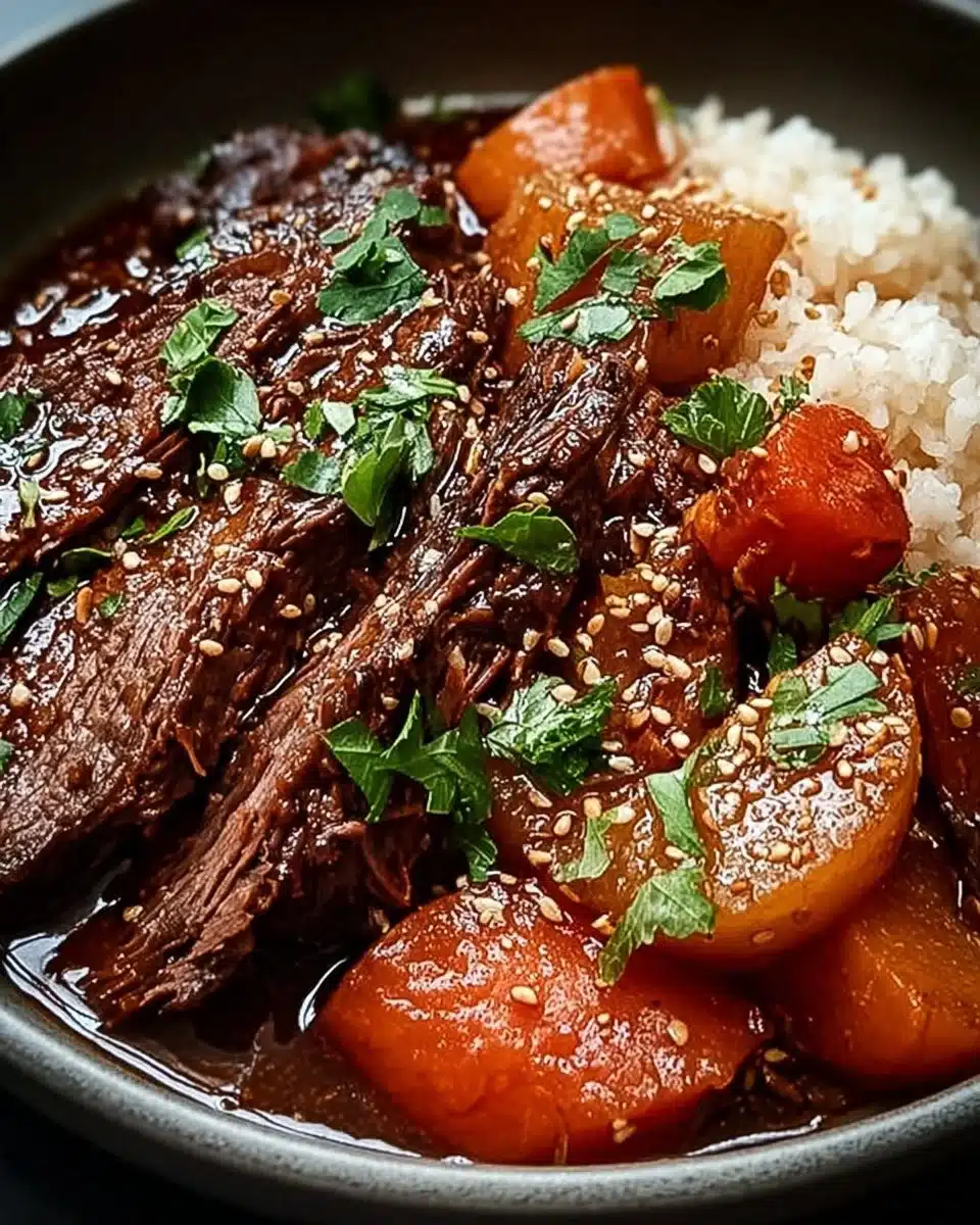 Korean Style Pot Roast