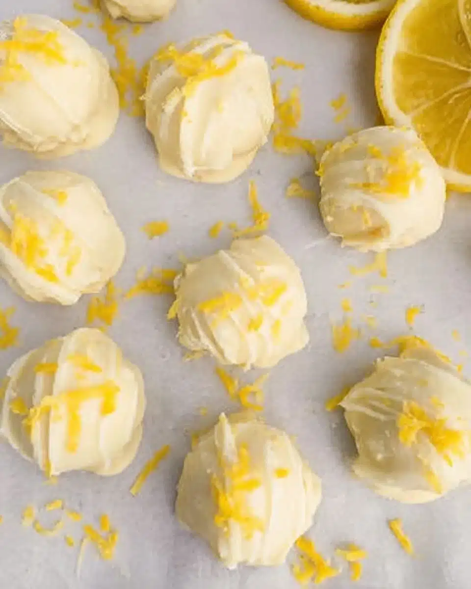 Lemon Cheesecake Balls