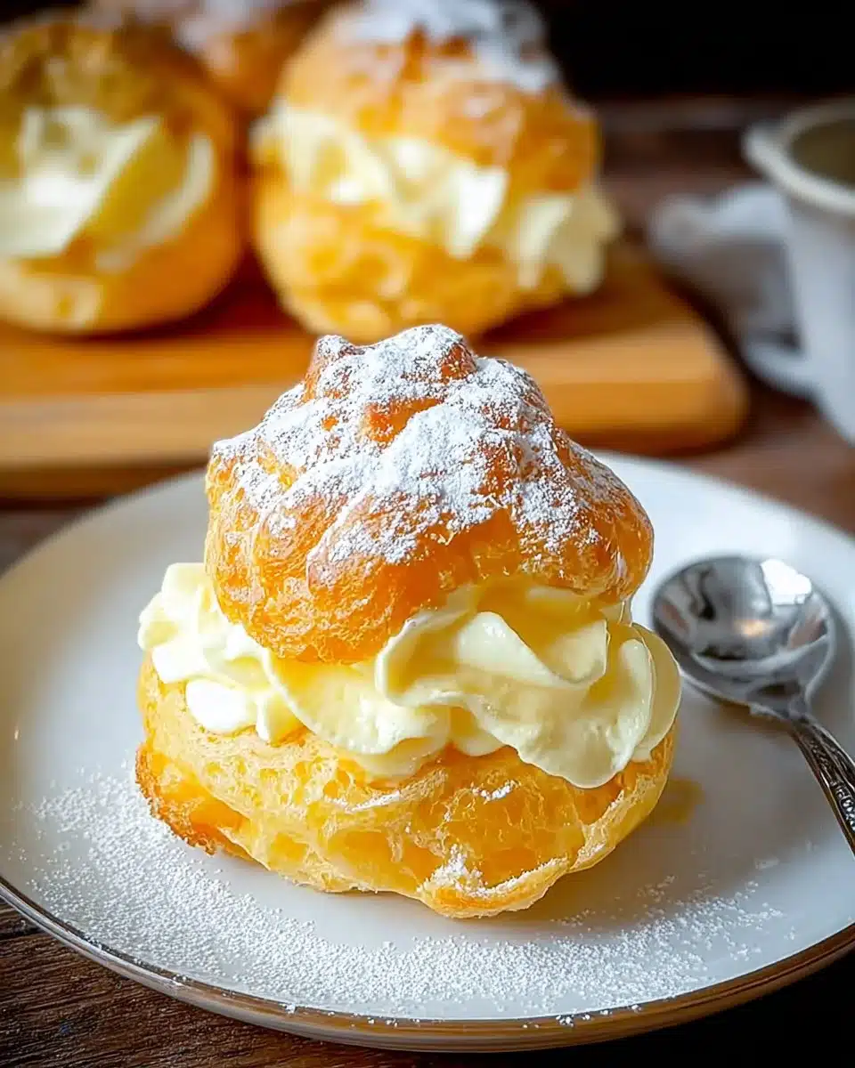 Lemon Cream Puffs