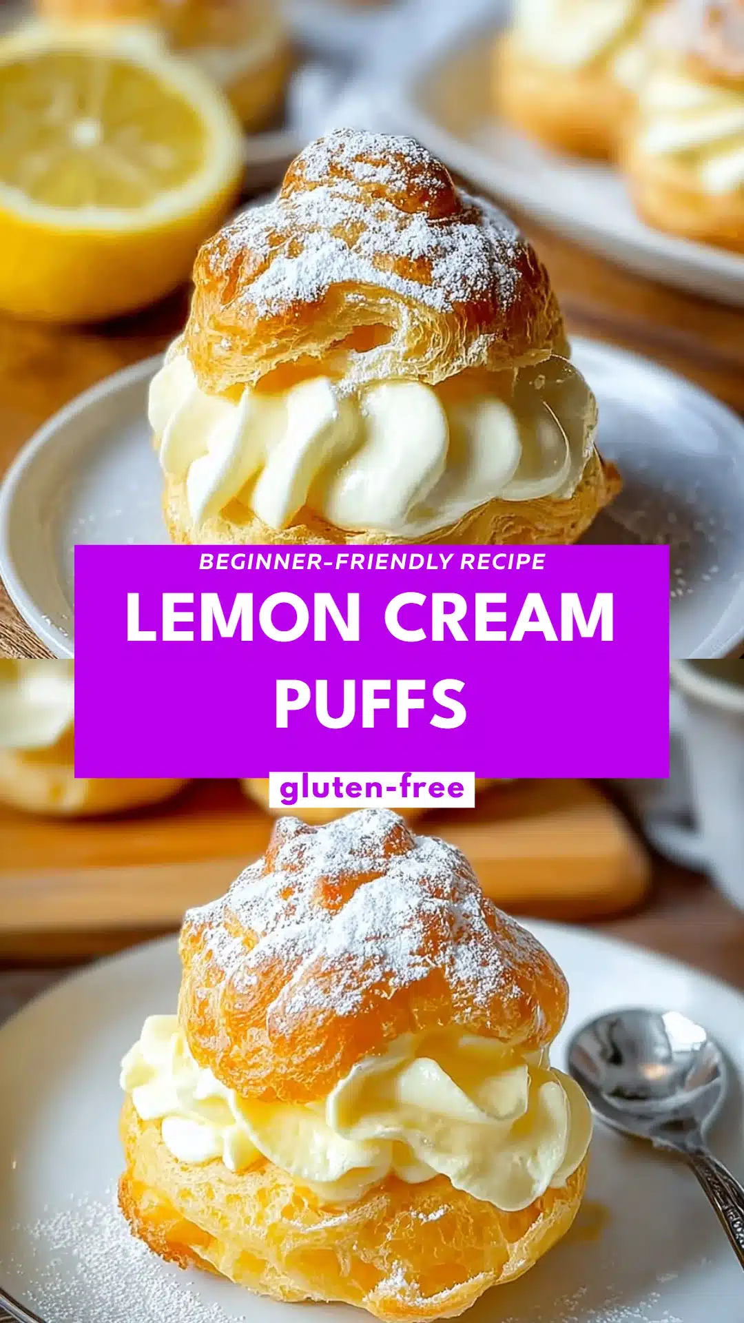 Lemon Cream Puffs