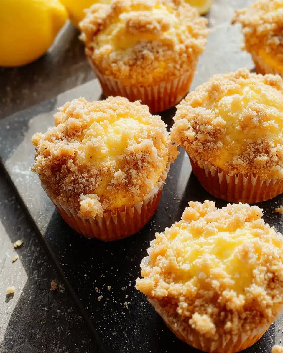 Lemon Crumb Muffins