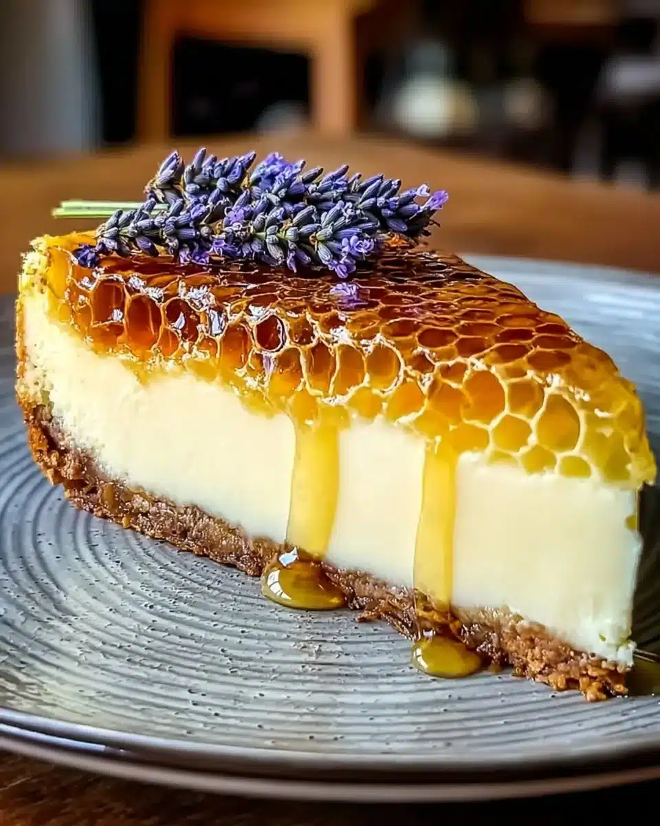 Lemon Lavender Cheesecake