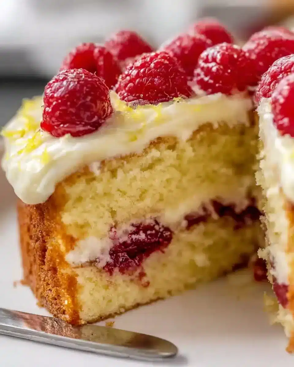 Lemon Raspberry Cake