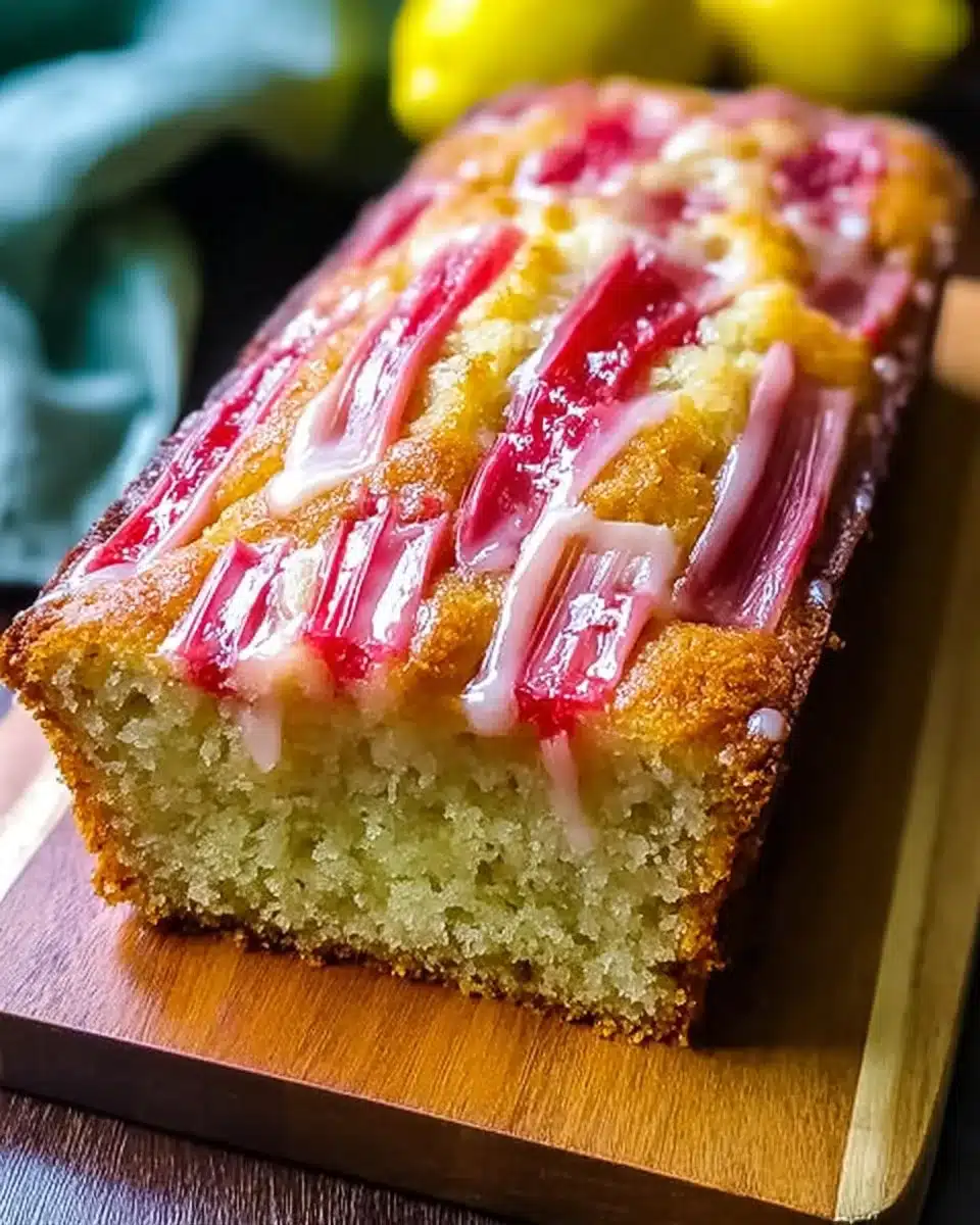 Lemon Rhubarb Loaf