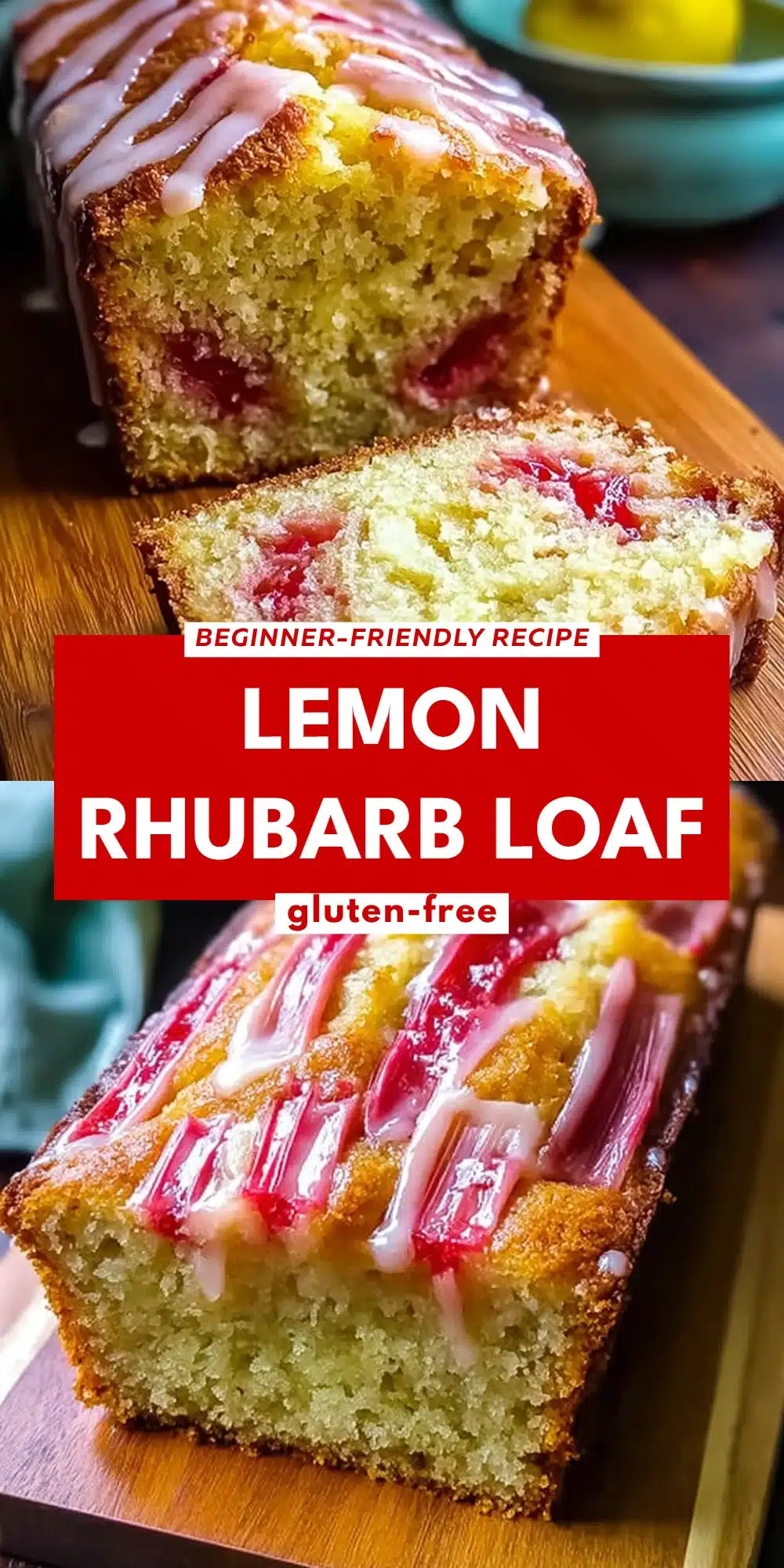 Lemon Rhubarb Loaf