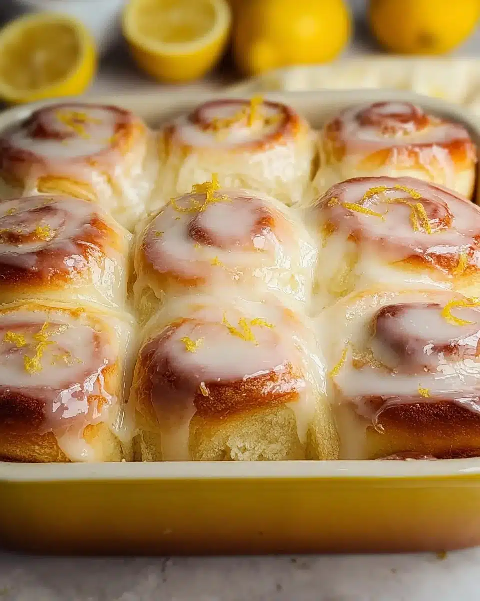 Lemon Sweet Rolls
