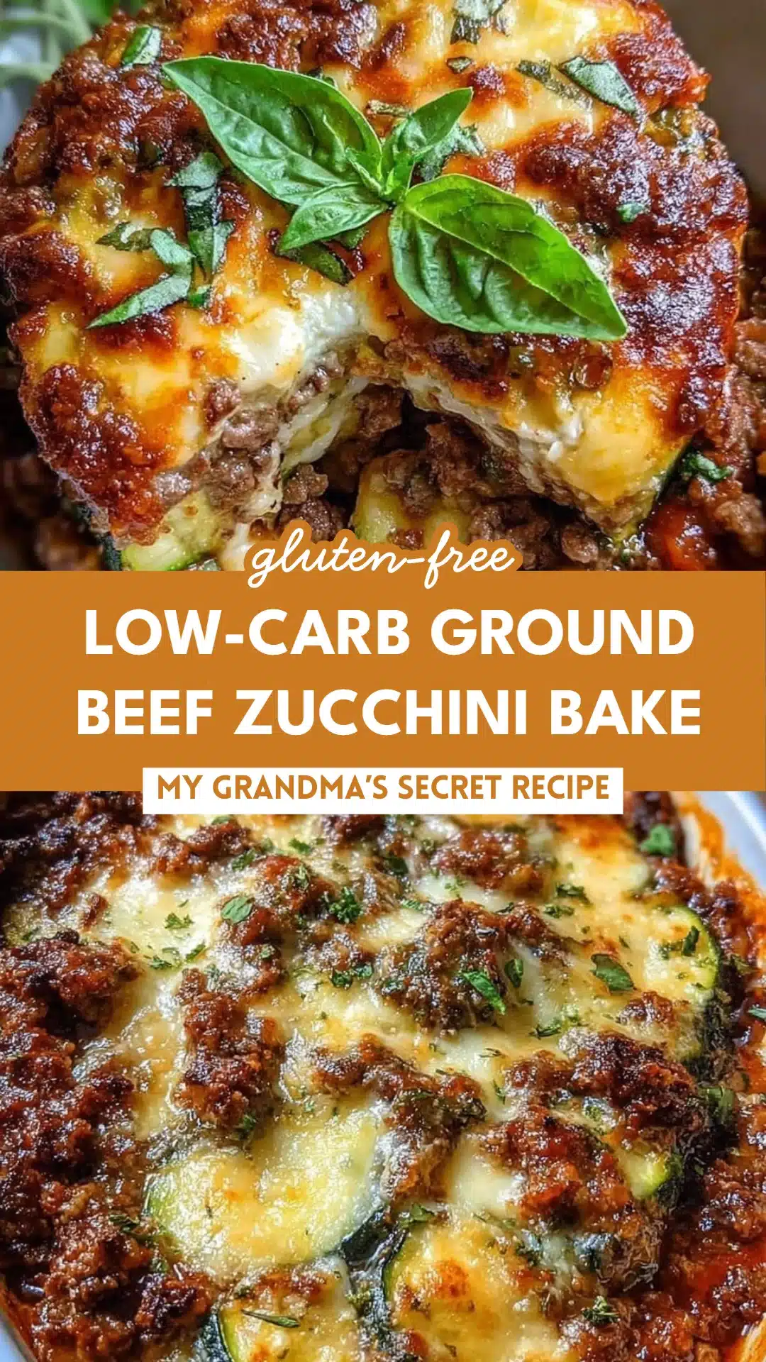 Low-Carb Ground Beef Zucchini Bake