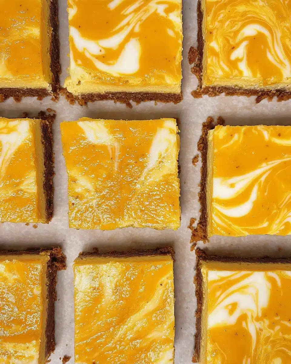 Mango Cheesecake Bars