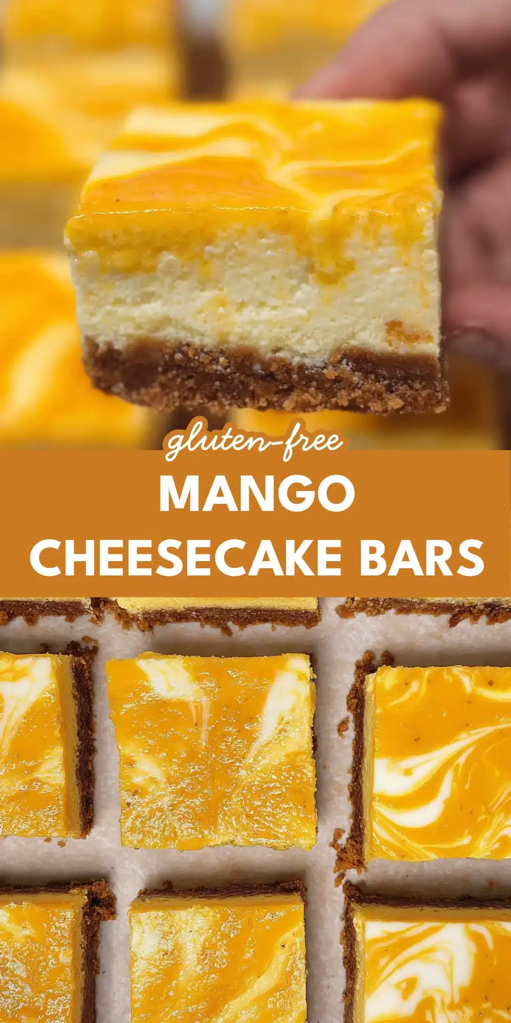 Mango Cheesecake Bars