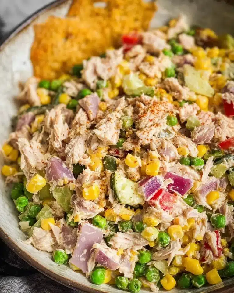 Matthew McConaughey's flavorful Tuna Salad recipe with fresh ingredients