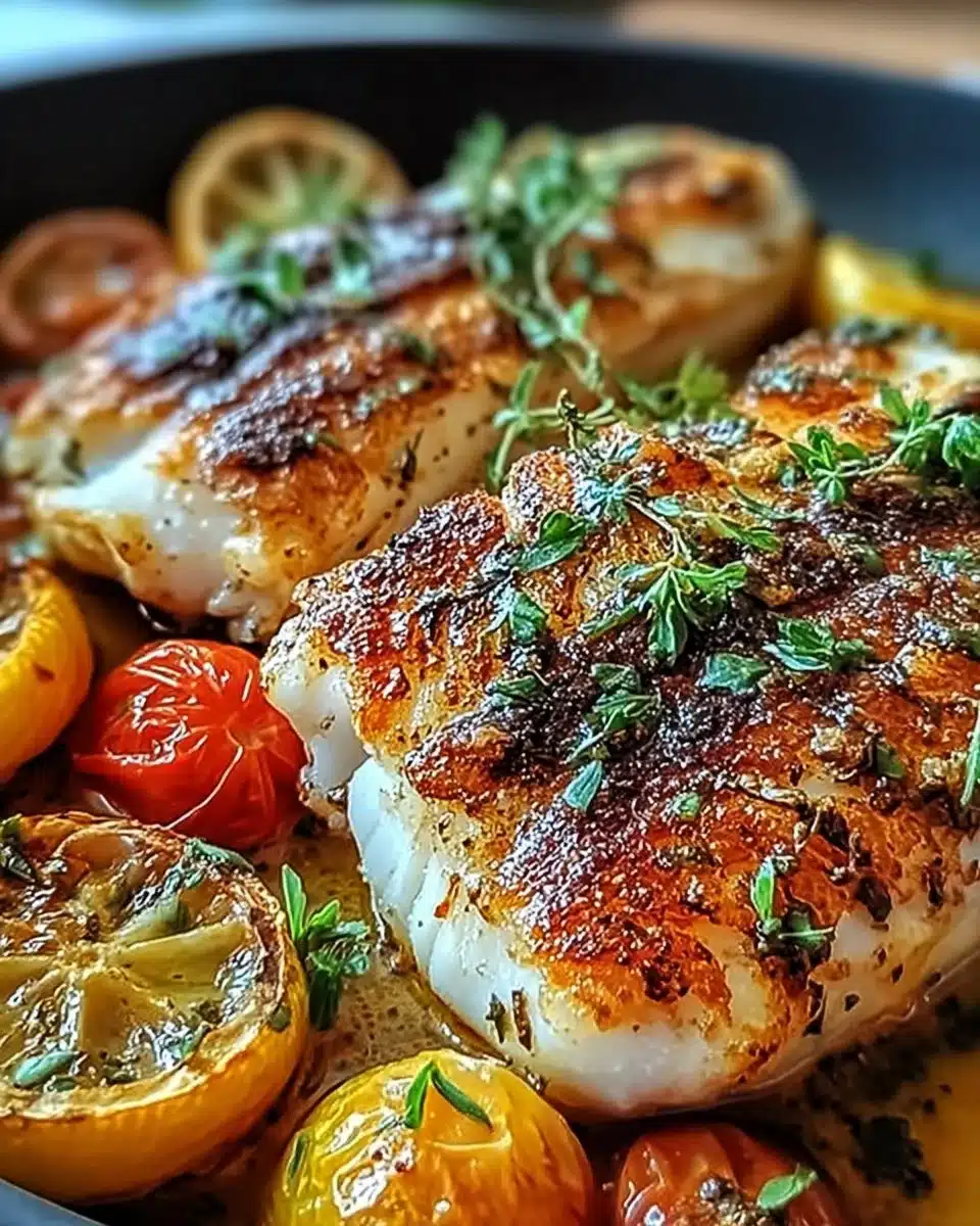 The Best Mediterranean Baked Fish! Easy