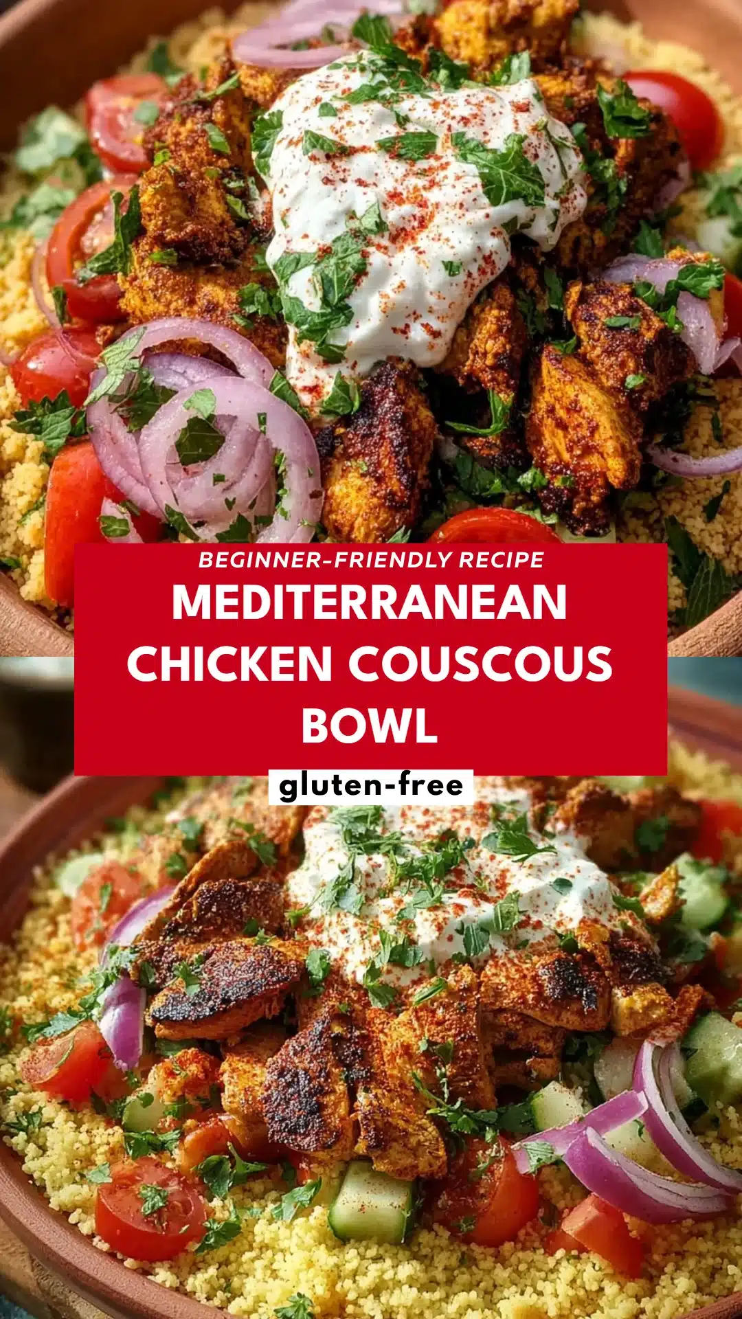 Mediterranean Chicken Couscous Bowl