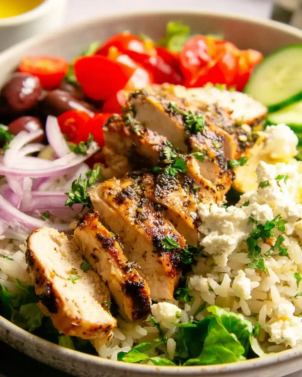 Mediterranean Chicken & Rice Bowls