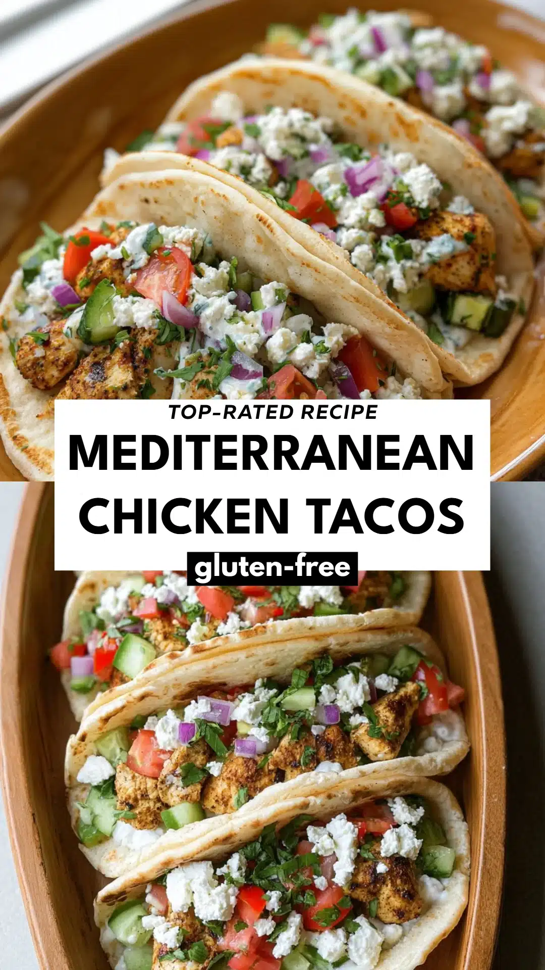 Mediterranean Chicken Tacos