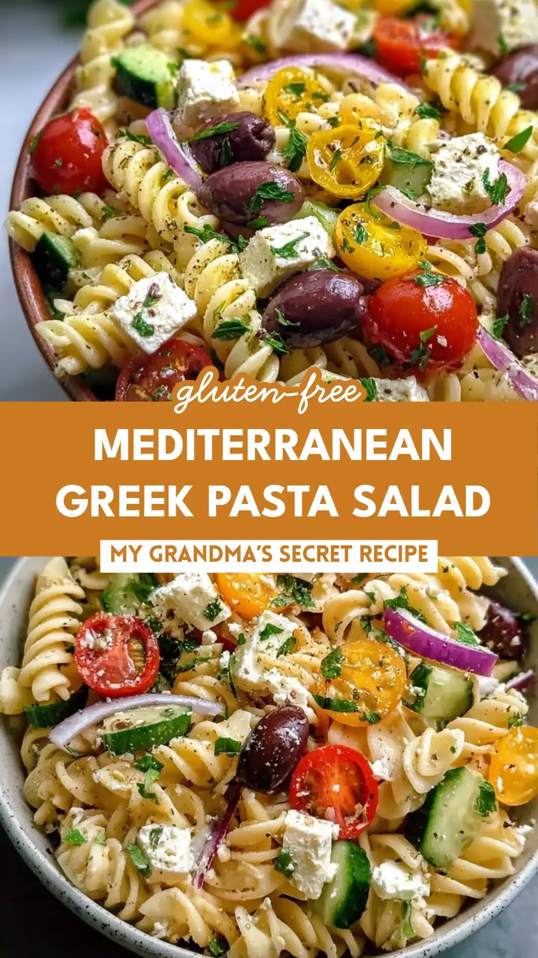 Mediterranean Greek Pasta Salad