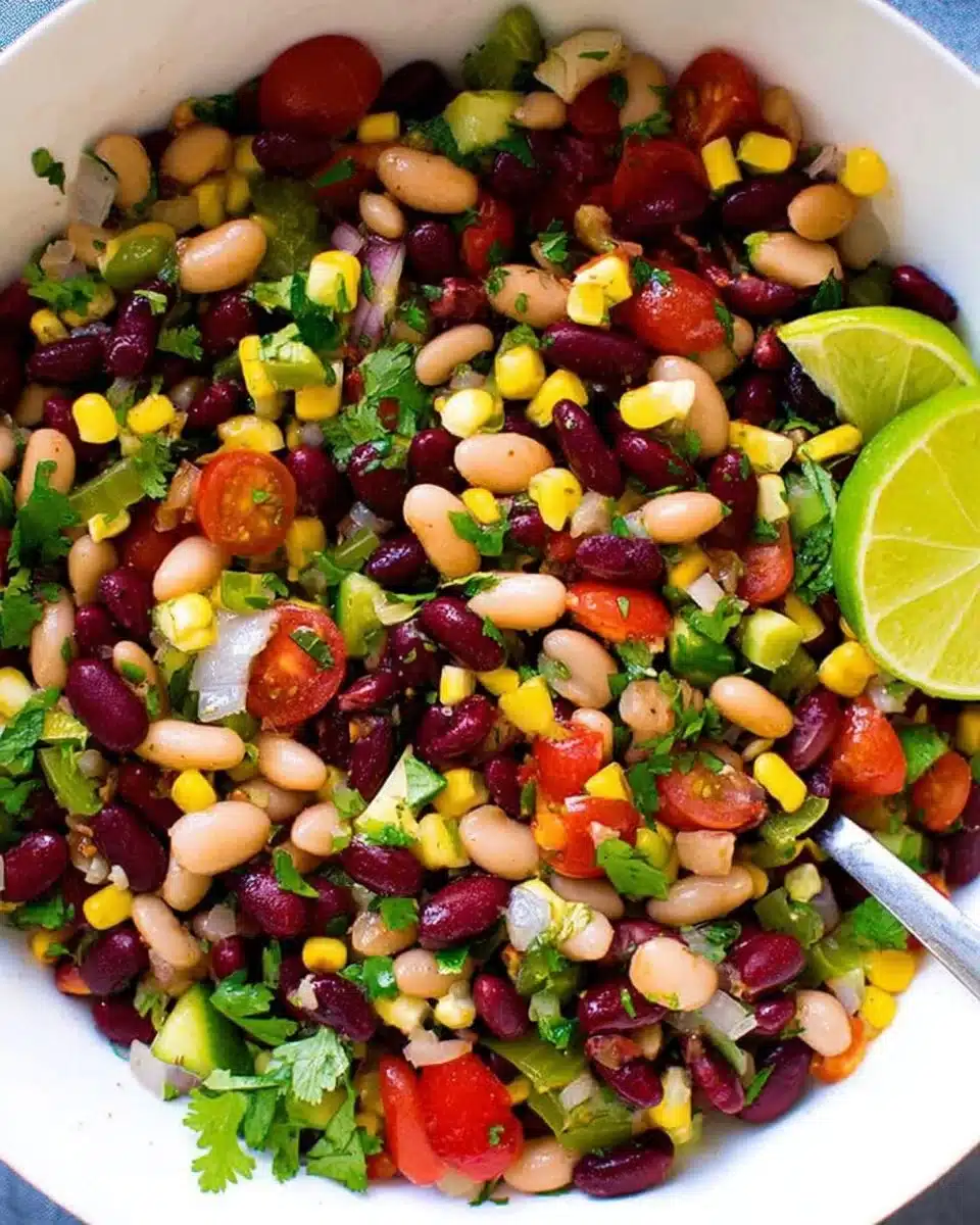 Easy Mexican Bean Salad