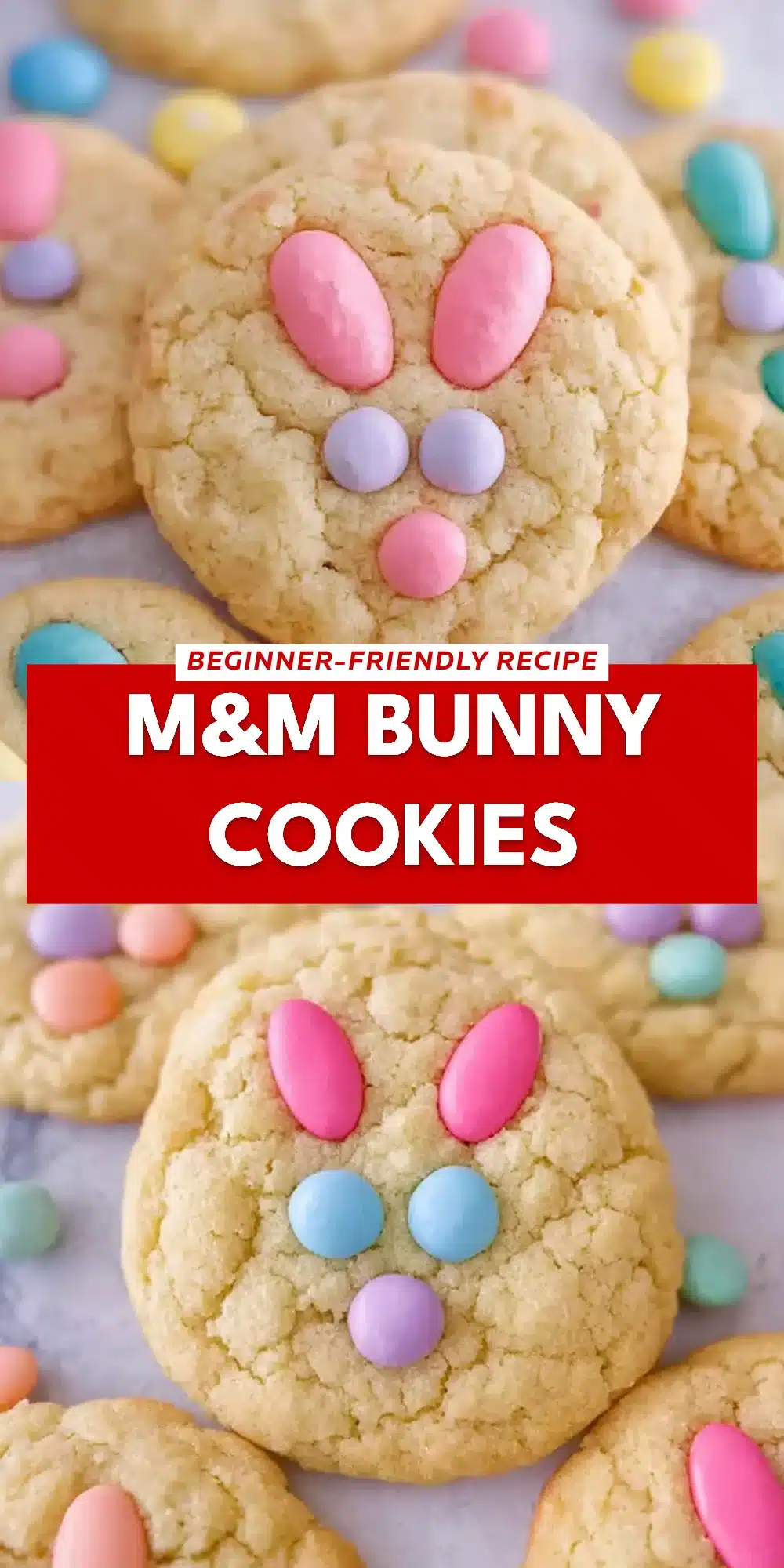 M&M Bunny Cookies