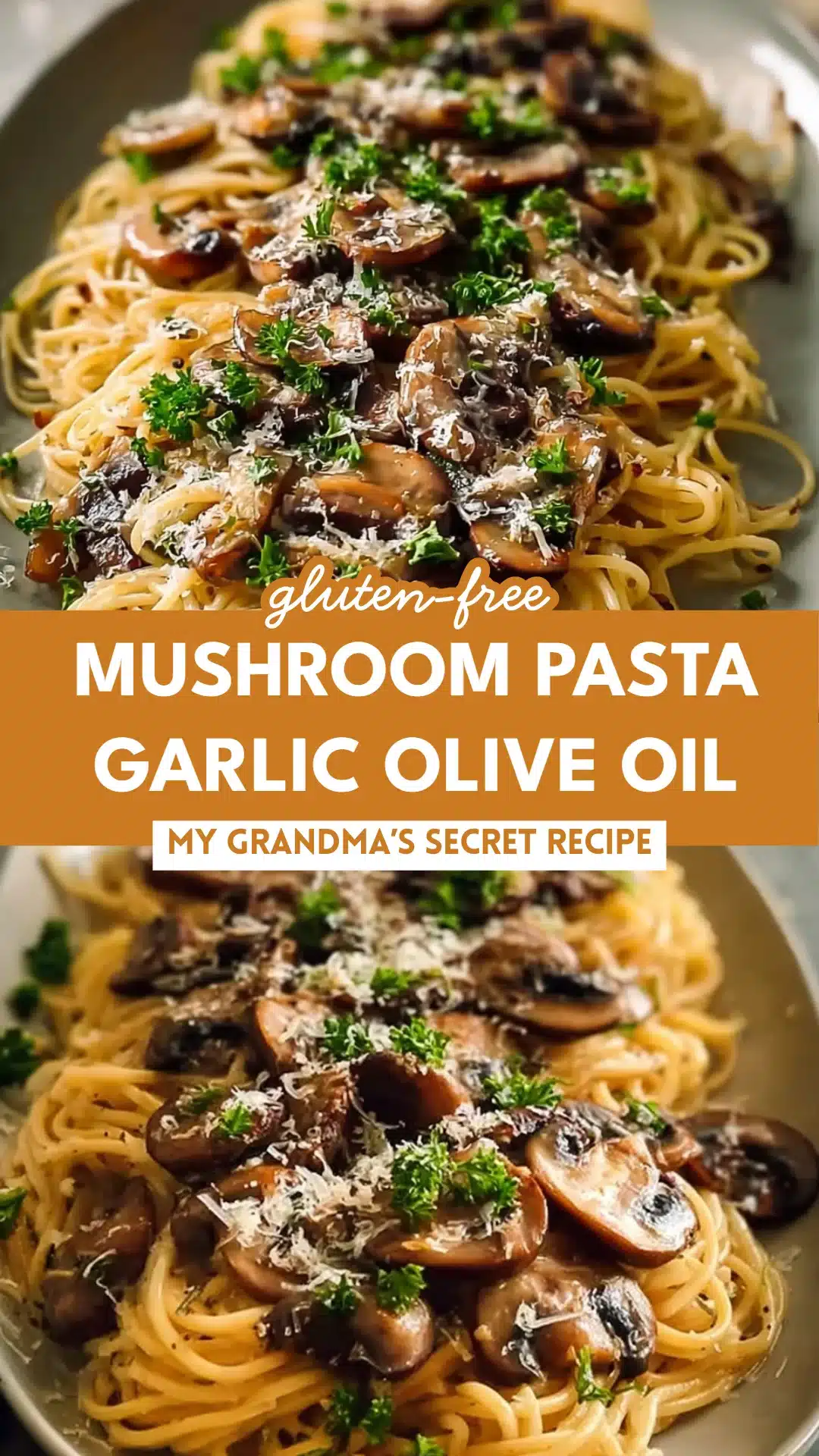 Mushroom Pasta Garlic Olive Oil