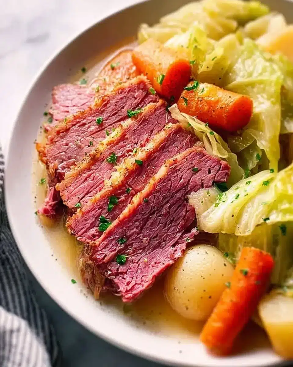 One Pot Corned Beef and Cabbage