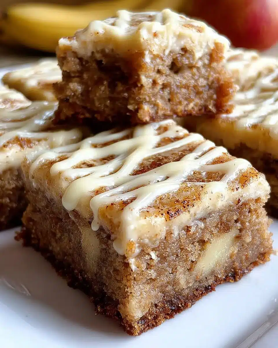 Ooey Gooey Banana Bars