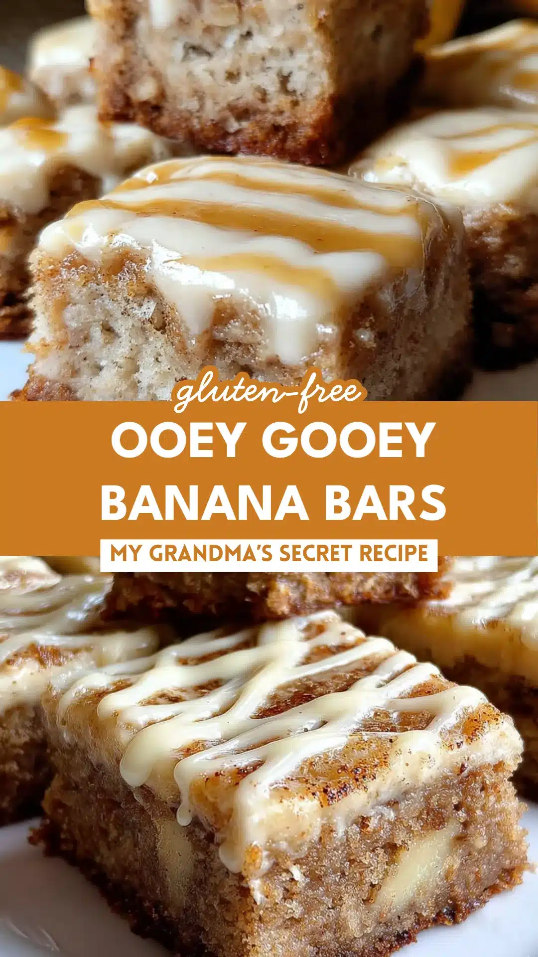 Ooey Gooey Banana Bars