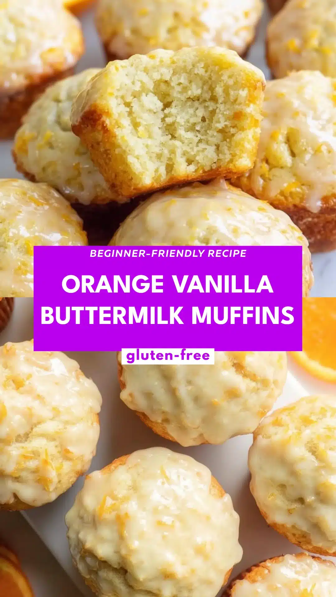 Orange Vanilla Buttermilk Muffins