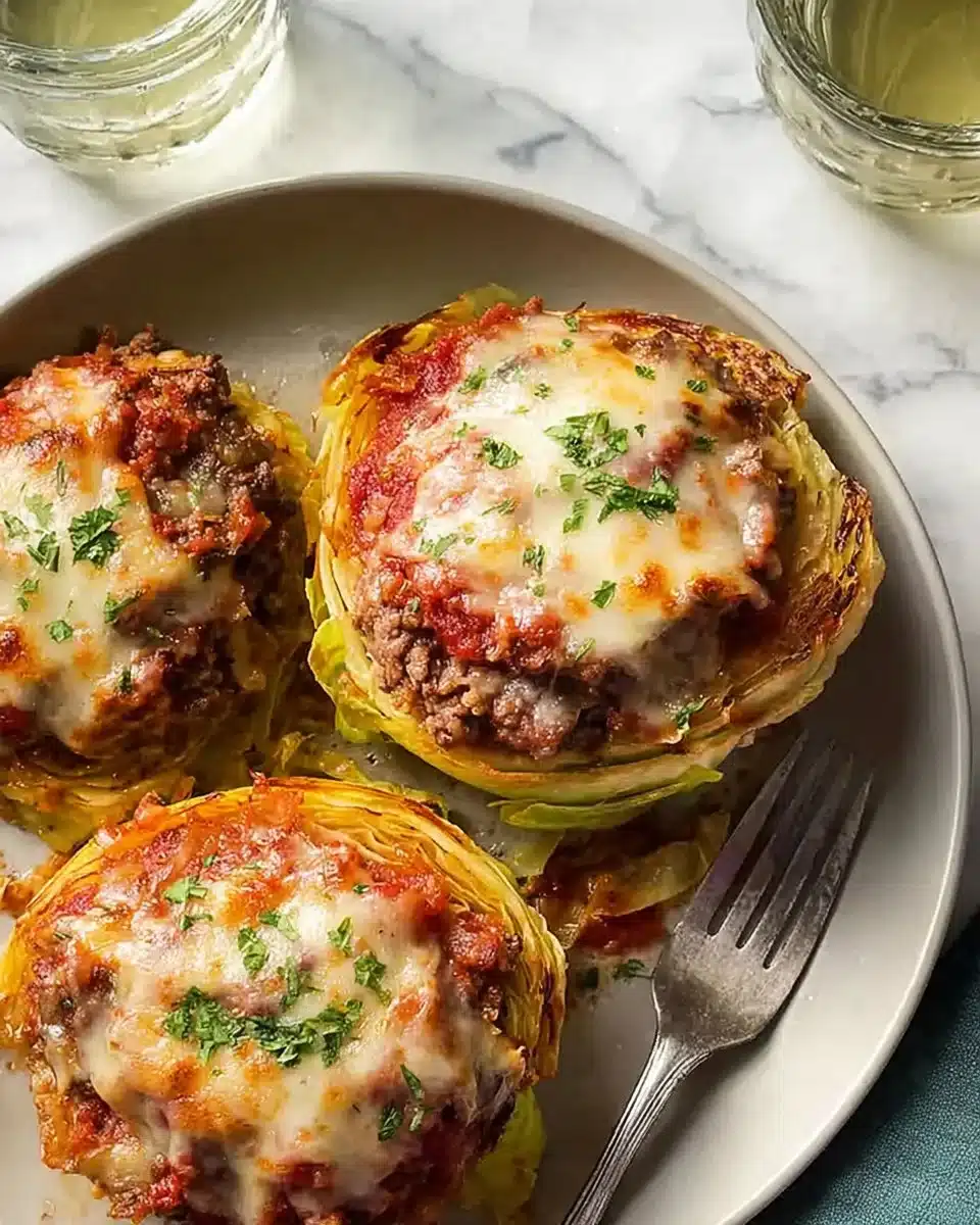 Oven-Baked Cabbage Burgers