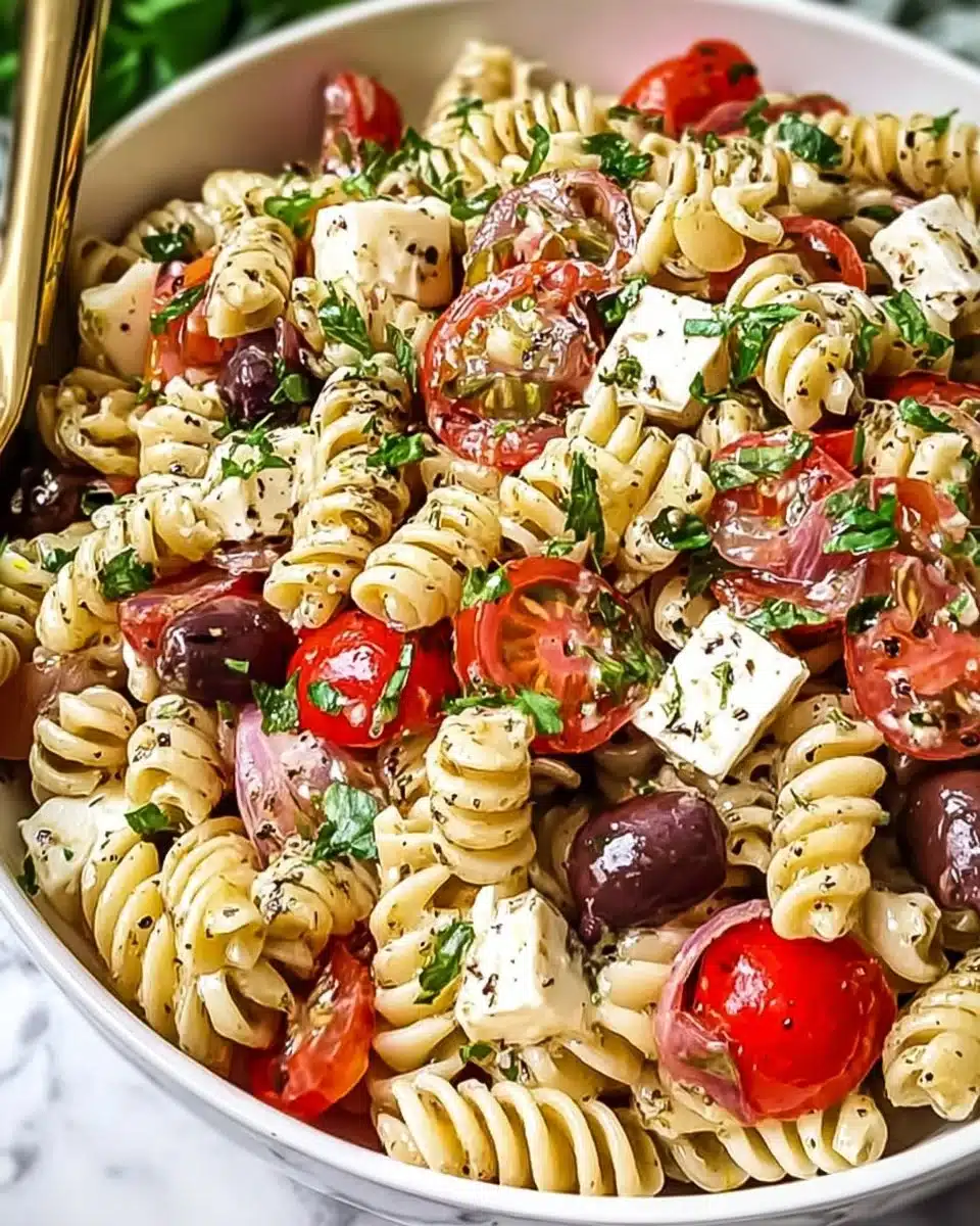 The Best Pasta Salad with Italian Dressing