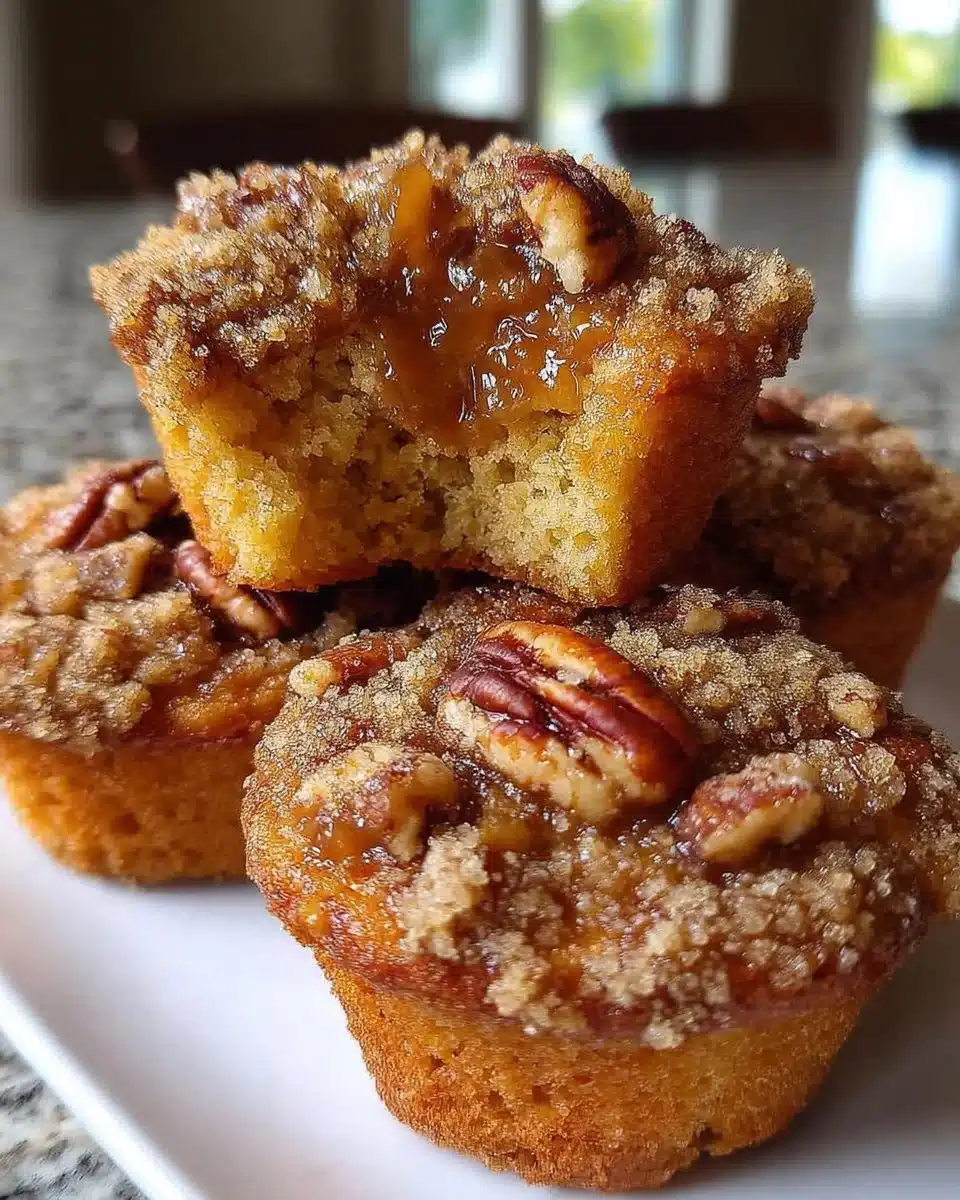 Pecan Pie Brown Sugar Muffins