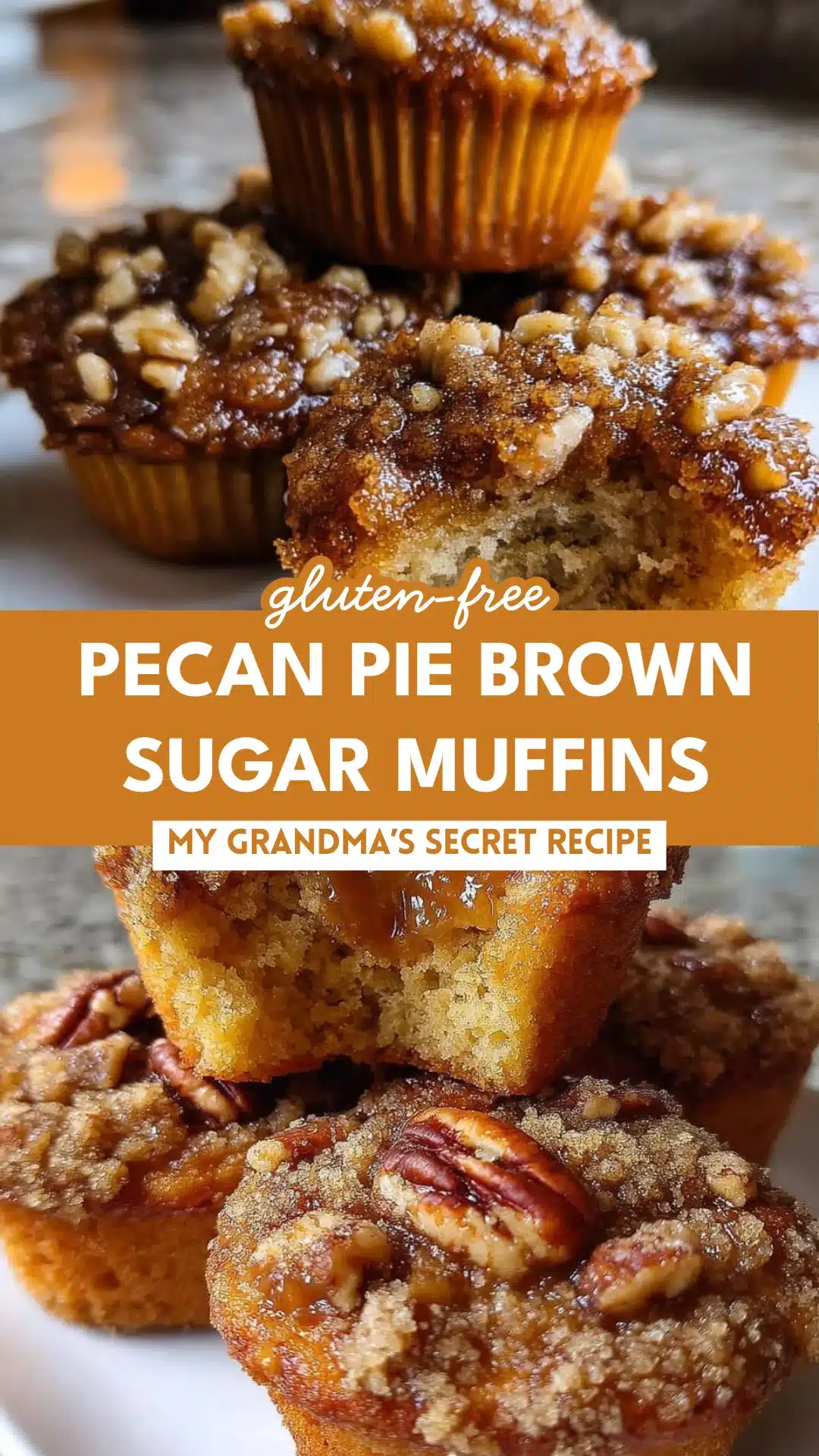 Pecan Pie Brown Sugar Muffins