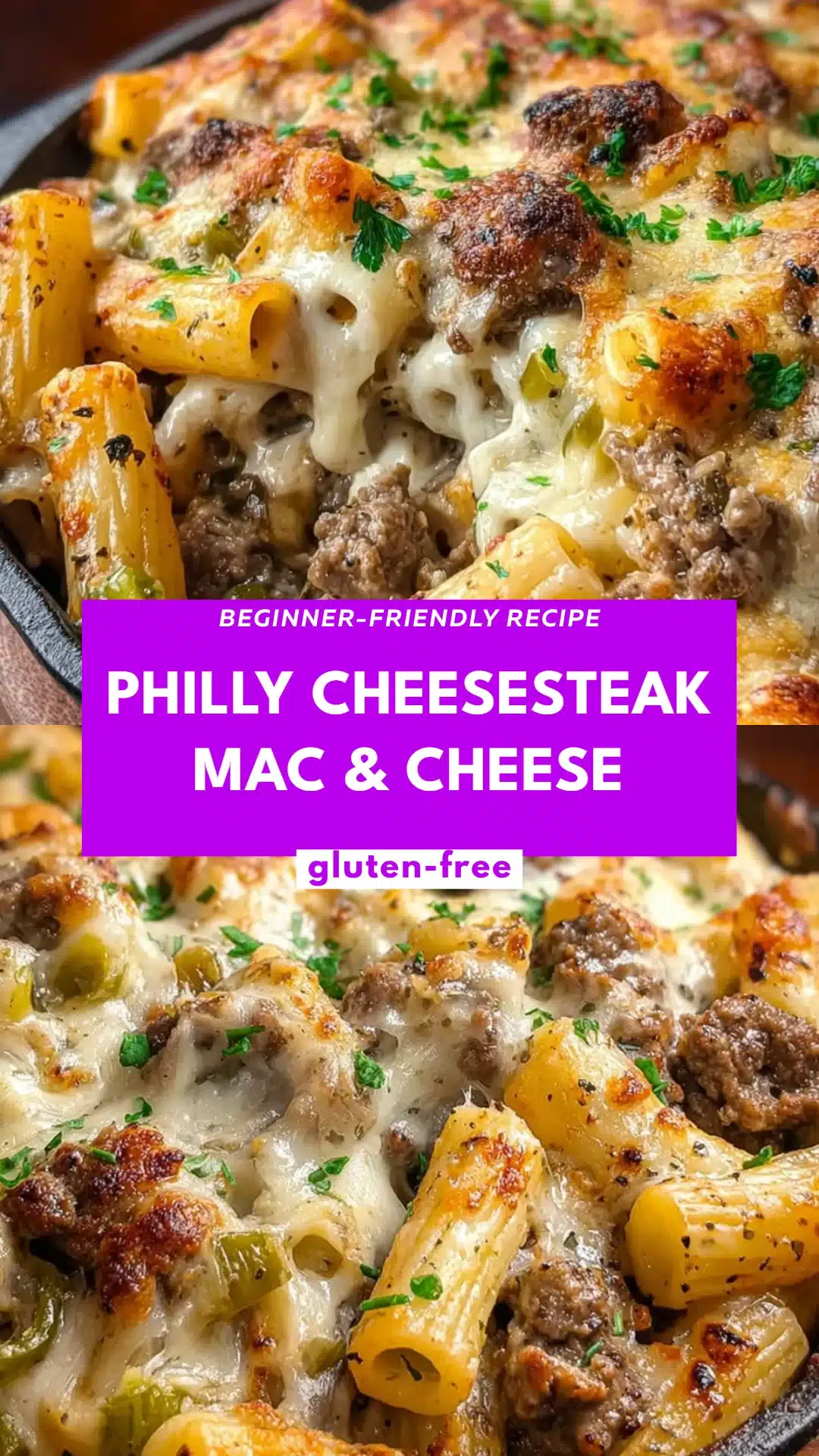 Philly Cheesesteak Mac & Cheese