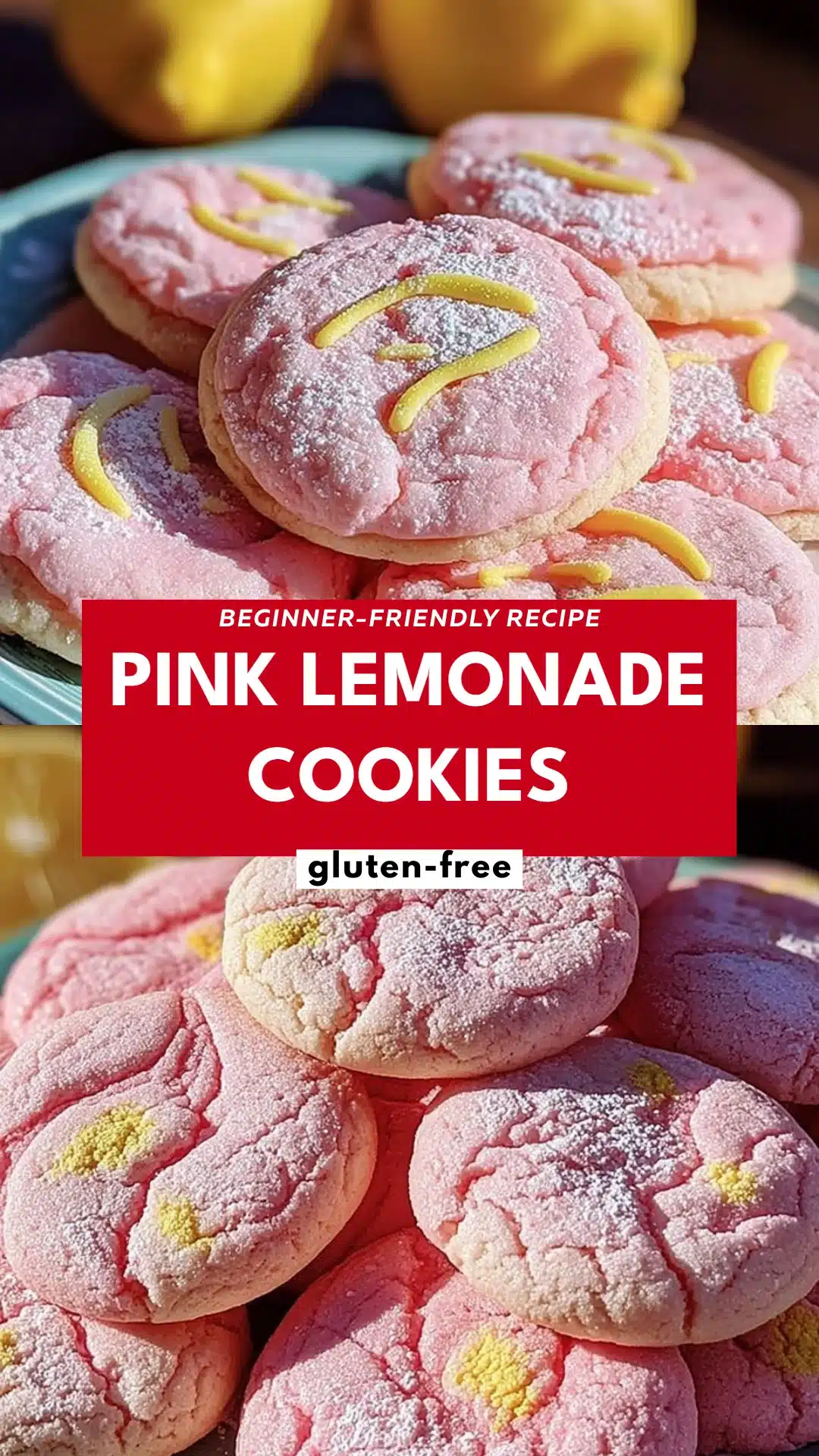 Pink Lemonade Cookies