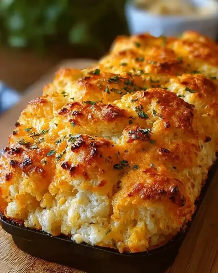 Red Lobster's delectable cheese biscuit loaf fresh out of the oven