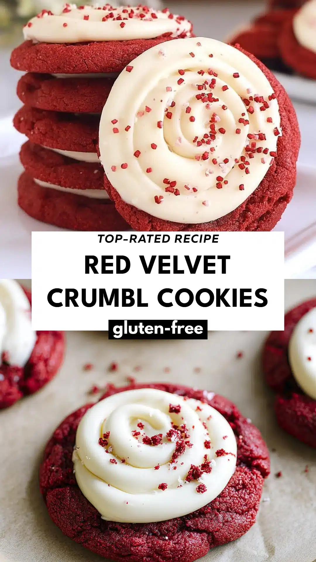 Red Velvet Crumbl Cookies