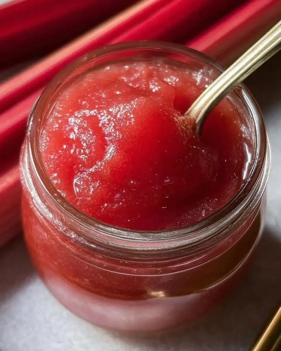 Simple Rhubarb Butter