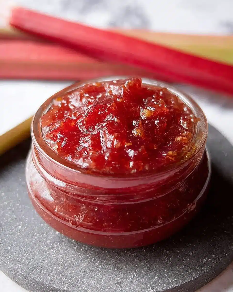 Rhubarb Cinnamon Jam