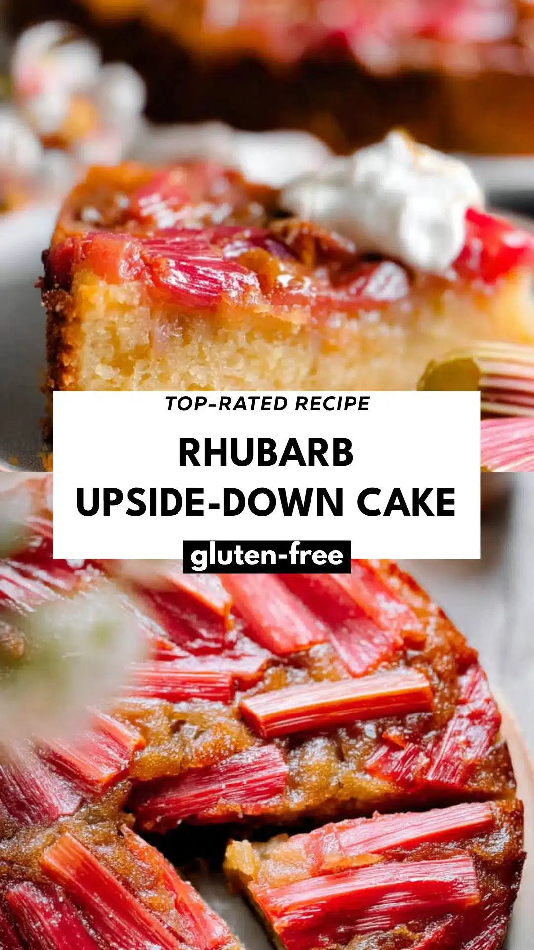 Rhubarb Upside-Down Cake