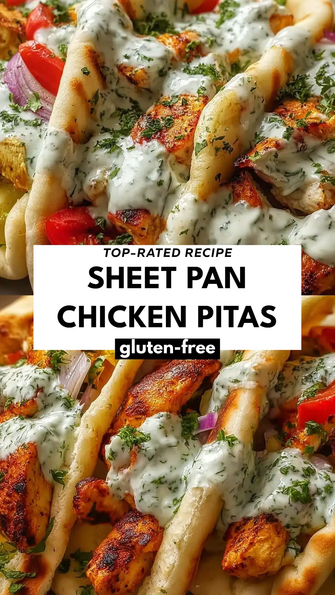 Sheet Pan Chicken Pitas