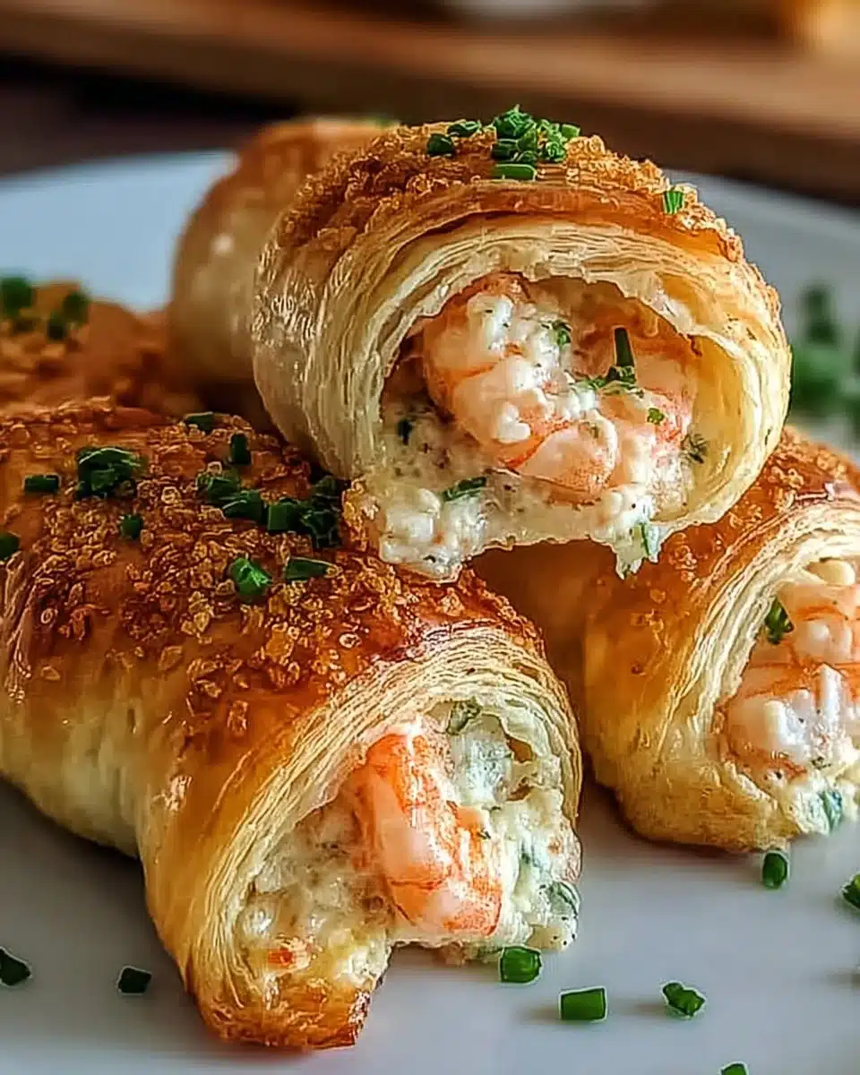 Shrimp and Crab Stuffed Crescent Bombs