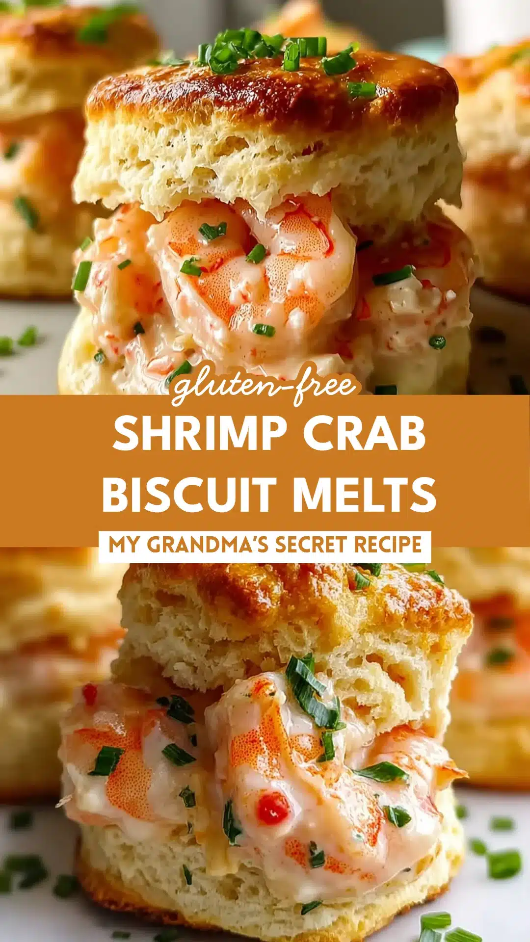 Shrimp Crab Biscuit Melts