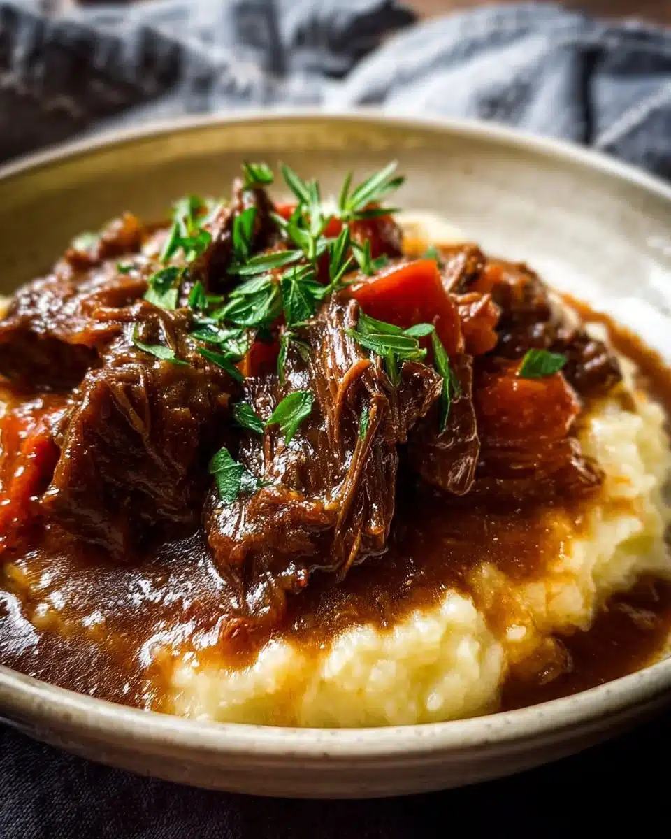 Slow Cooker Beef Manhattan