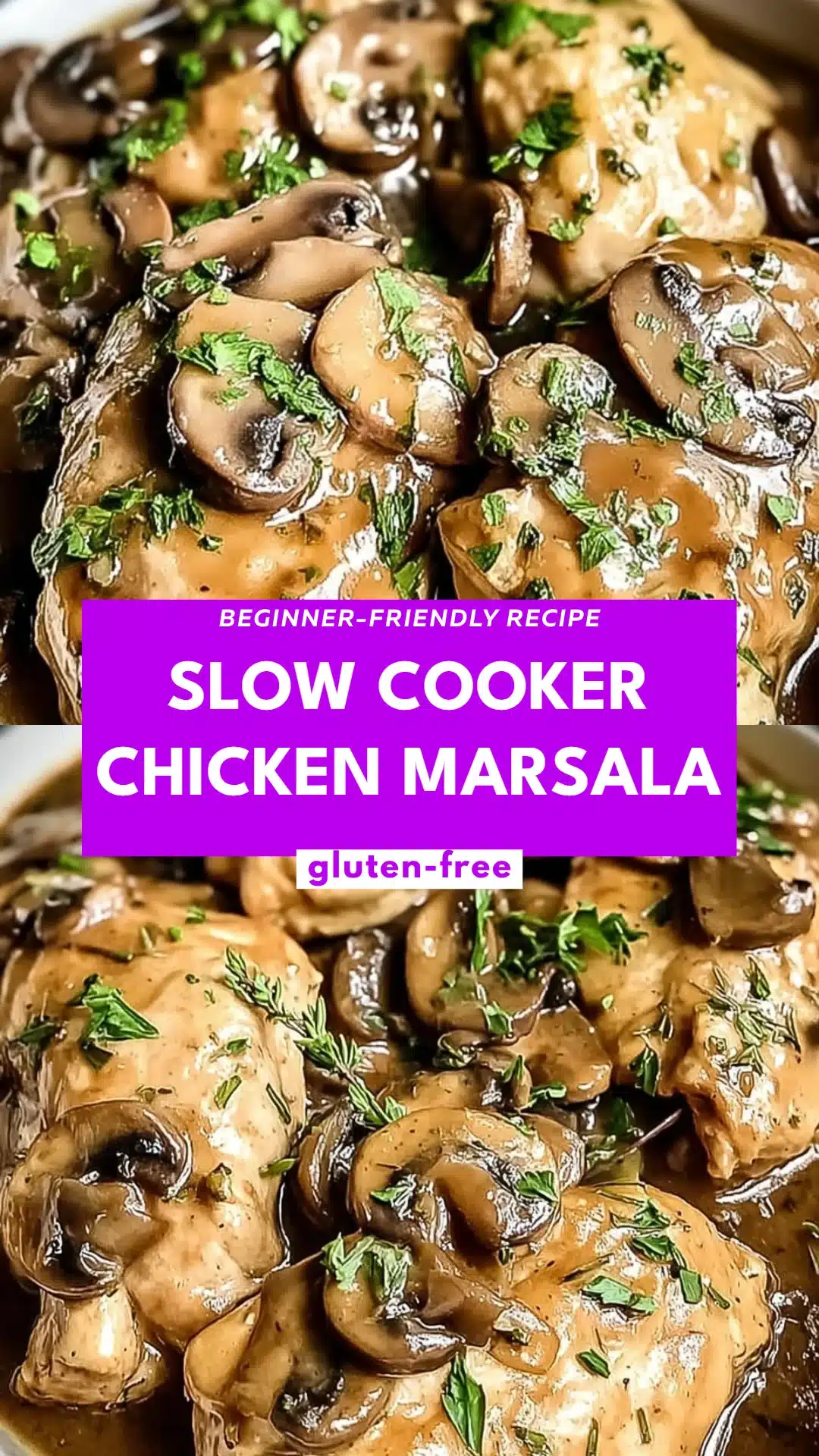 Slow Cooker Chicken Marsala