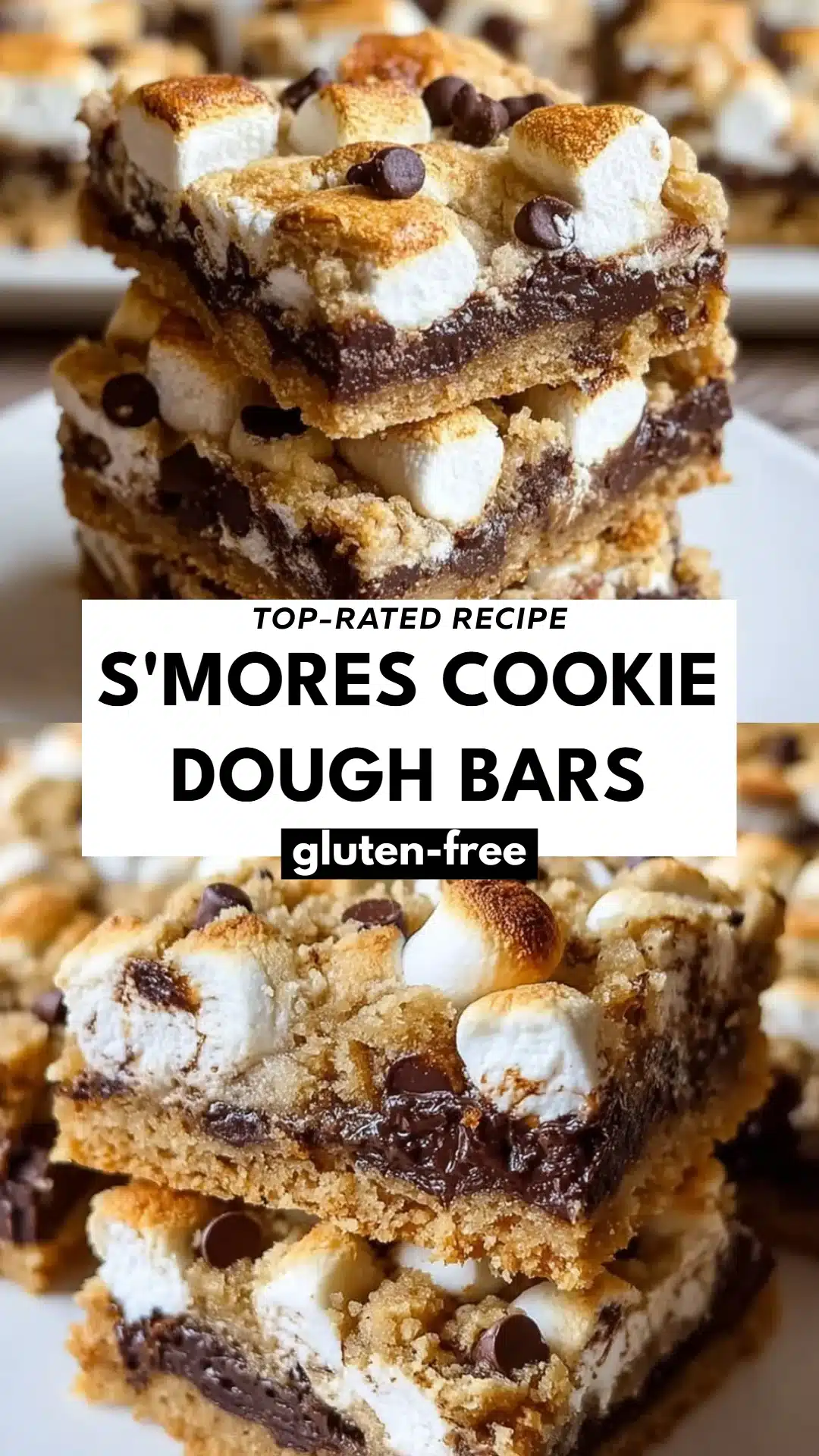 S'mores Cookie Dough Bars