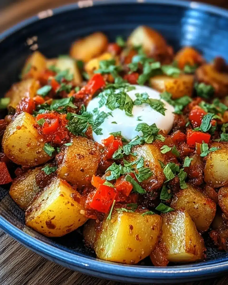 Potatoes with Chile—Spicy Mexican Street Potatoes