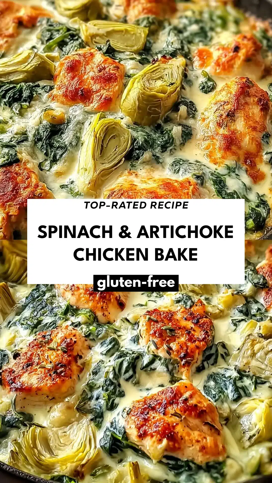 Spinach & Artichoke Chicken Bake