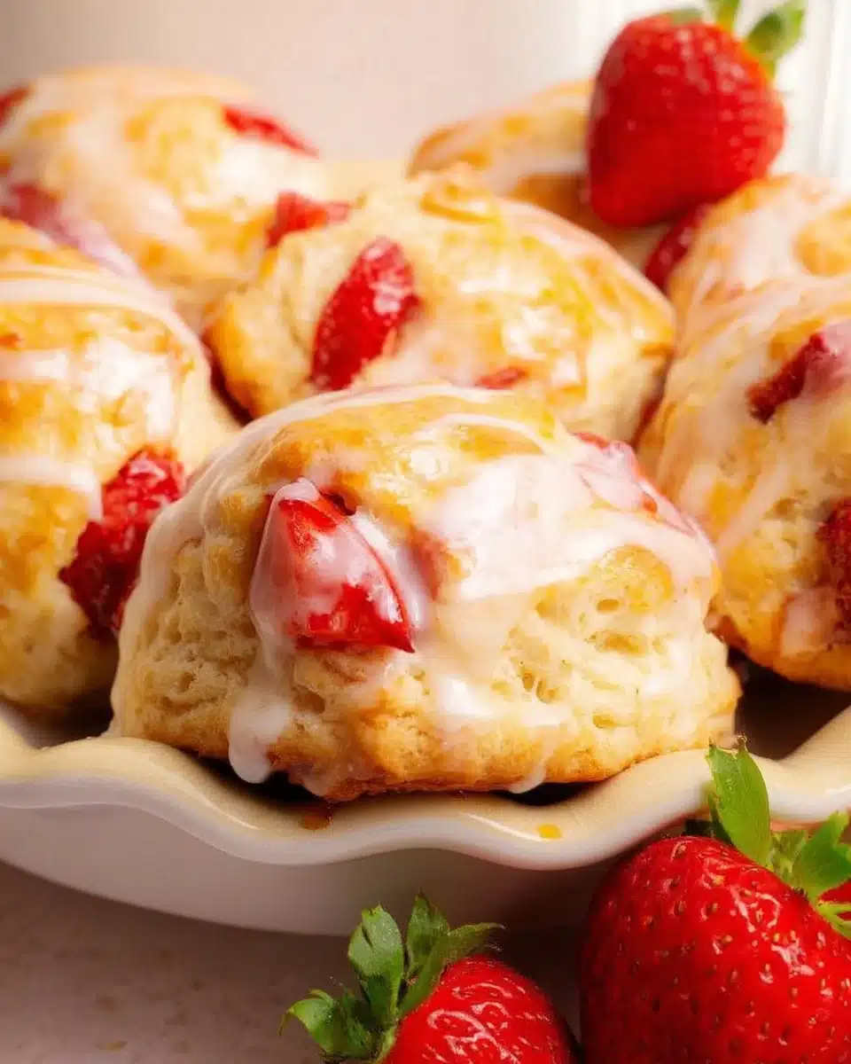 Strawberry Biscuits